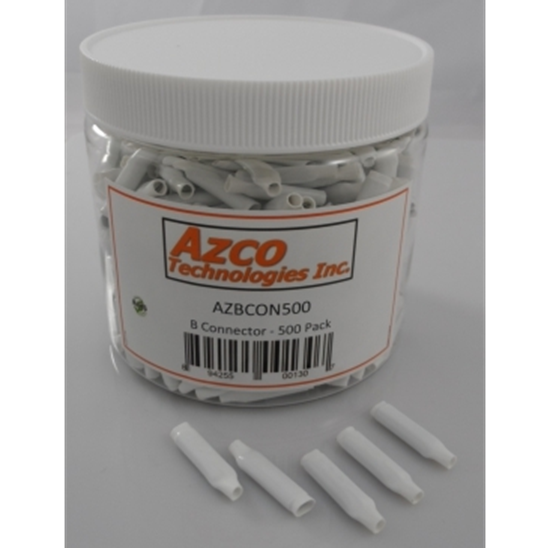 Group One Azco AZBCON500 - Plain B Connectors, Jar of 500