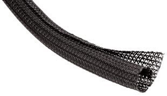 Group One Midlite PFG-150-BK - The PFG-150-BK from Midlite is a 1.5 inch diameter, 25 foot box of split wire braided wrap, black