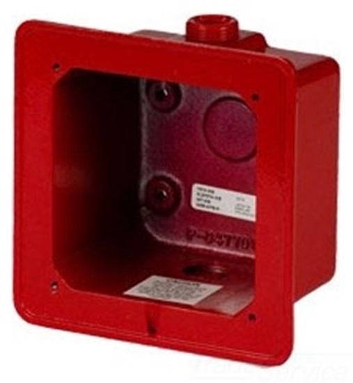 Group One Edwards 2459-WPB-R - Weatherproof Back Box - Red