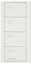 Group One Lutron PJ2-4B-GWH-L41 - Wireless 4-Button Pico Remote
