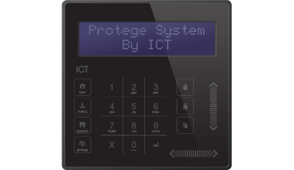 Group One ICT PRT-KLCS-B - Touch Sense LCD Keypad in Black