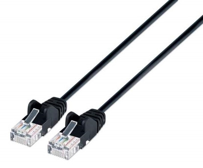 Group One Intellinet 742115 - 10' Slim CAT6 Patch Cable in Black
