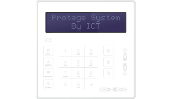 Group One ICT PRT-KLCS - Touch Sense LCD Keypad in White