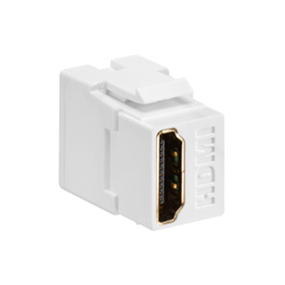 Group One Leviton 40834-W - HDMI Feedthrough QuickPort Connector, White