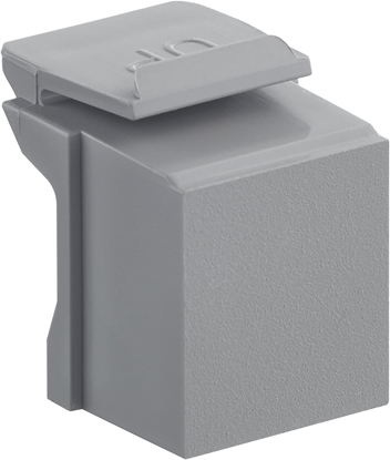 Group One Leviton 41084-BG - Blank QuickPort Insert in Grey
