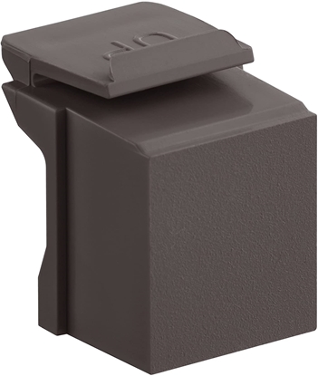 Group One Leviton 41084-BB -Blank QuickPort Insert in Brown