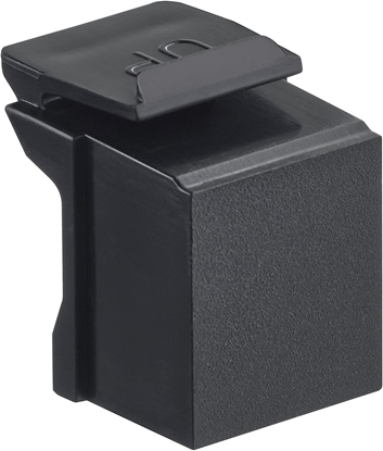 Group One Leviton 41084-BE - Blank QuickPort Insert, Black