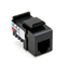 Group One Leviton 41106-RE6 - Voice Grade QuickPort Connector, Black