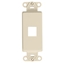 Group One Leviton 41641-I - 1 Port QuickPort Decora Insert, Ivory
