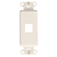 Group One Leviton 41641-T - 1 Port QuickPort Decora Insert, Light Almond