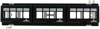 Group One Leviton 47689-QP - QuickPort 12 Port Multimedia Patch Block with Mounting Bracket