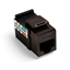 Group One Leviton 5G108-RB5 - GigaMax CAT5E QuickPort Jack, Brown