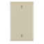 Group One Leviton 78014 - 1-Gang No Device Blank Wallplate, Standard Size, Thermoset, Box Mount, Light Almond