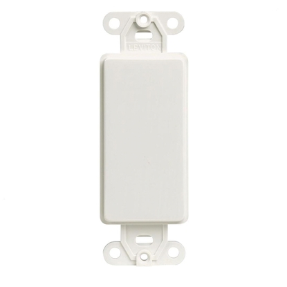 Group One Leviton 80414-2W - Blank Insert for use with Decora Wallplates, White