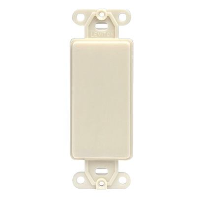 Group One Leviton 80414-I - Blank Insert for use with Decora Wallplate, Ivory