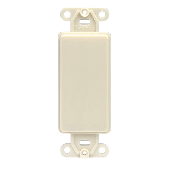 Group One Leviton 80414-I - Blank Insert for use with Decora Wallplate, Ivory