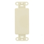 Group One Leviton 80414-T - Blank Insert for use with Decora Wallplates, Ivory