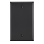 Group One Leviton 80714-E  1-Gang No Device Blank Wallplate, Standard Size, Box Mount, Black