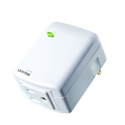 Group One Leviton DZPA1-2BW - Indoor 15A Decora Smart with Z-Wave Technology Plug-In Outlet
