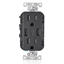 Group One Leviton T5632-E - Combination Receptacle/Outlet and USB Charger, Black