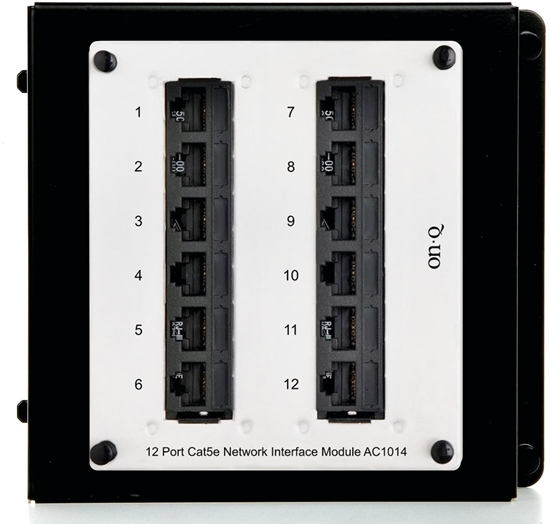 Group One OnQ AC1014 - 12-Port CAT5E Network Interface Module