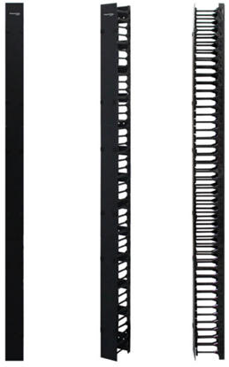 Group One Wavenet VCMC-4678S - Single Sided 78" Vertical Plastic Duct Cable Manager