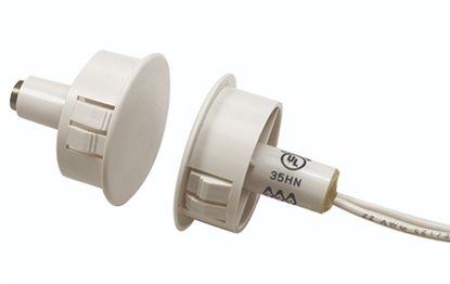 Group One GRI 175-12-W - 1/2" Recessed Switch Set, Standard Gap Up to 1", DPDT, White