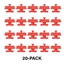 Group One OnQ AC1051-KH-20 - Forward Keyhole Post Clips, 20 Pack