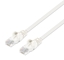 Group One Intellinet 751513 - CAT6 U/UTP Network Patch Cable, 3', White, Slim