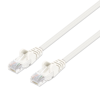 Group One Intellinet 571520 - Cat6 U/UTP Slim Network Patch Cable, 5 ft., White