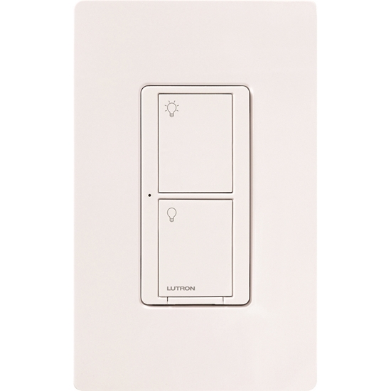 Group One Lutron PD-5WS-DV-WH - Caseta Pro In-Wall Switch, 5 Amp, Wireless, White