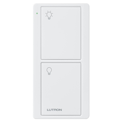Group One Lutron PJ2-2B-GWH-L01 - 2-Button Pico Wireless Remote