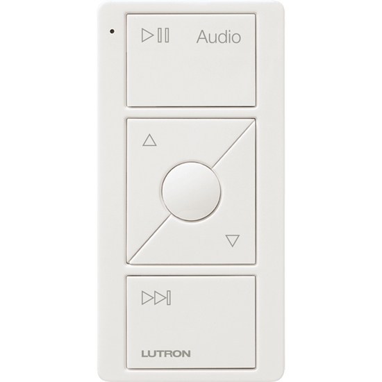 Group One Lutron PJ2-3BRL-GWH-A02 - Wireless Pico Remote, Audio, Sonos, Gloss White