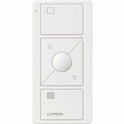 Group One Lutron PJ2-3BRL-GWH-S01 - 3-Button Pico Shade Remote, Raise/Lower, Gloss White