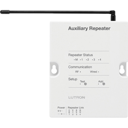 Group One Lutron RR-AUX-REP-WH - RadioRA 2 Auxiliary Repeater to extend the range of radio frequency signal sent between devices