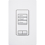 Group One Lutron RRD-W3BRL-WH - RadioRA 2 Wall-mount Designer keypad; dual group 2-button with dual raise/lower