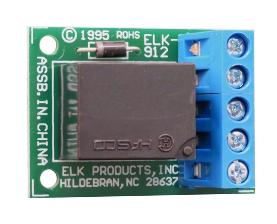 Group One Elk Products 912 - Relay Module SPDT 12VDC 