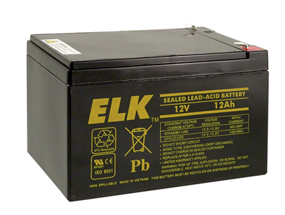 Group One Elk Products 12120 - 12V 12Ah Seal Lead Acid Battery, Rechargeable