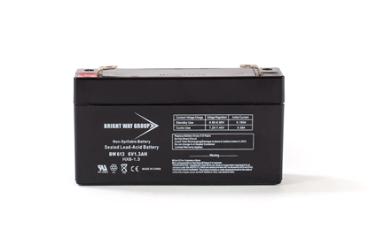 Group One Brightway Group BW613 - 6V1.3A Sealed Lead-Acid Battery