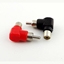 Group One Ethereal RCAMRA-10 - RCA Barrel Connector Mini Right Angle - Pack of 10 (5 Pairs)