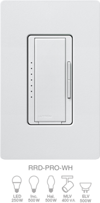 Group One Lutron MA_PRO-WH - Maestro Pro LED Dimmer