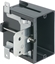 Group One Arlington FA101 -  single gang screw on black plastic adjustable box