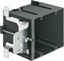Group One Arlington FA102 -  Vertical double gang screw on black plastic adjustable box for new construction