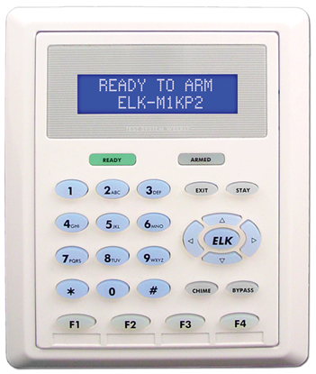 Group One Elk Products M1KP2 - LCD Keypad, Low Profile, 4.658 x 5.5"