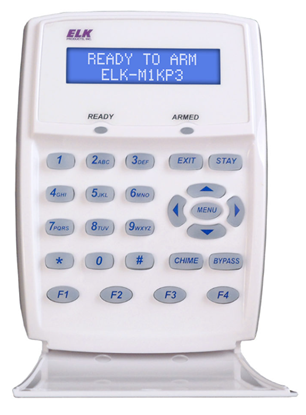 Group One Elk Products M1KP3 - LCD Keypad, Surface 3.97x5.425x1.19 