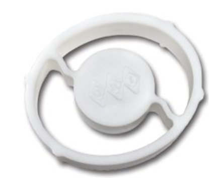 Group One GRI GR1840 Oval Channel Magnet, White, Pack of 10