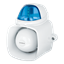 Group One Seco-Larm SH-816S-SQ-B  self-contained siren/strobe, blue.