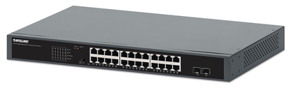 Group One Intellinet 561907 - 24 port gigabit ethernet PoE Switch with 2 SFP Ports