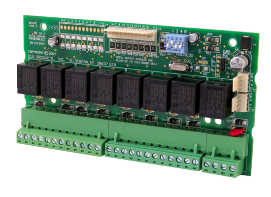 Group One Elk Products M1XOVR - Expander,16 Output ,8Voltage, 8 Relays