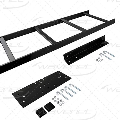 Group One Wavenet WL-R1205-KIT -  5 foot ladder rack and bracket kit.